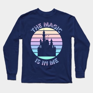 The Magic is in Me - Kingdom Castle Blue Long Sleeve T-Shirt